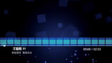 大气的随音乐跳动的旋律的AE模板视频的预览图